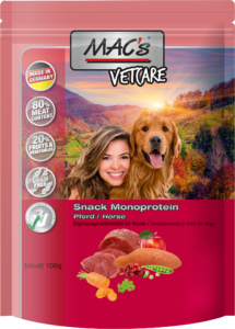 Mac’s Vetcare Snack hevonen 100g