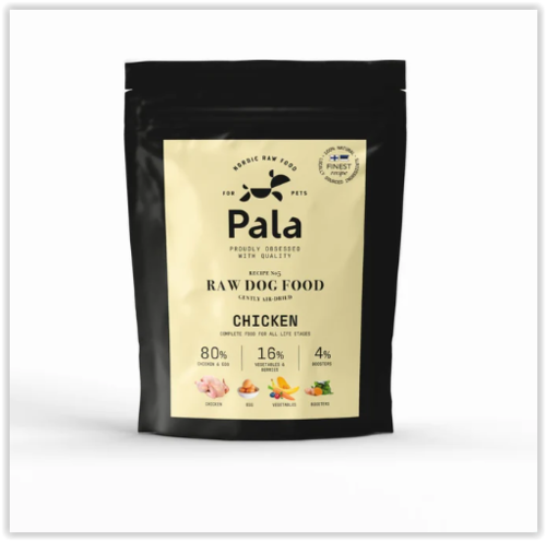 Pala Pets raw dog food chicken 400g